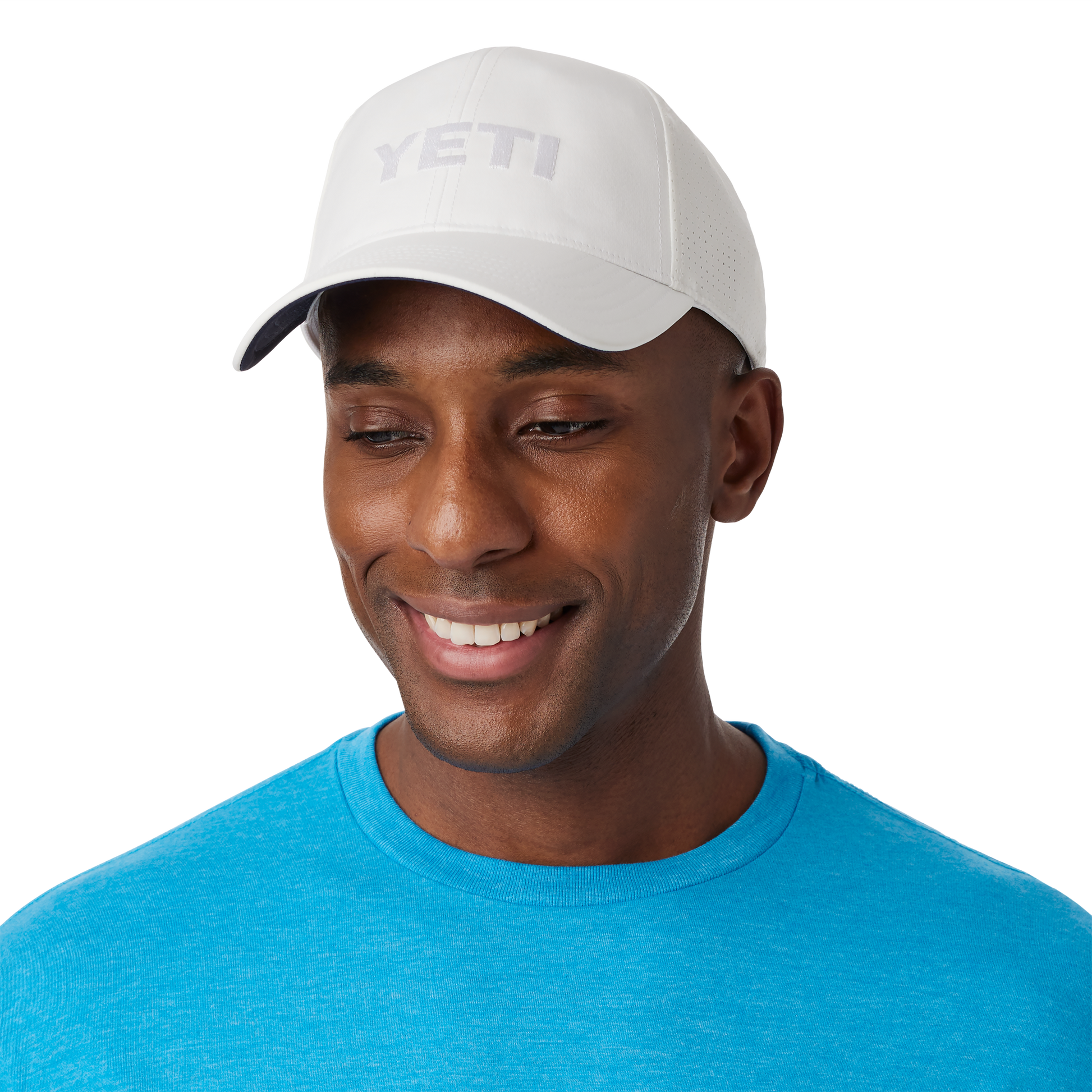 YETI™ Logo Structured Performance Hat White