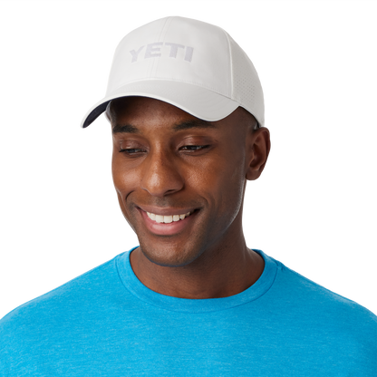 YETI™ Logo Structured Performance Hat White
