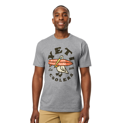 YETI Surf Pelican Short Sleeve T-Shirt Gre