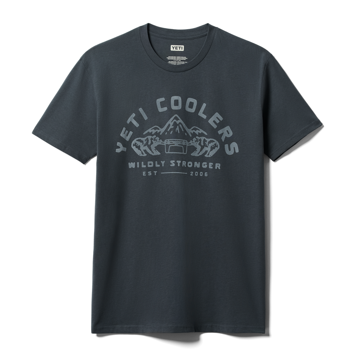 YETI Wildly Stronger Short Sleeve T-Shirt Petrol Blue