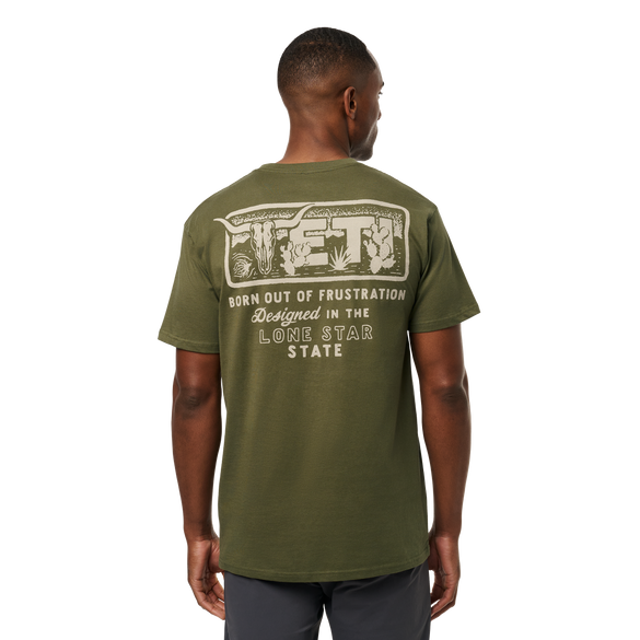 YETI Tejas Short Sleeve T-Shirt Army