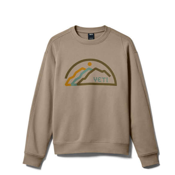 YETI™ Mountains Fleece Crew Neck Taupe