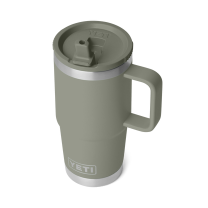 YETI Rambler® 20 oz (591 ml) Travel Straw Mug Pampa Green
