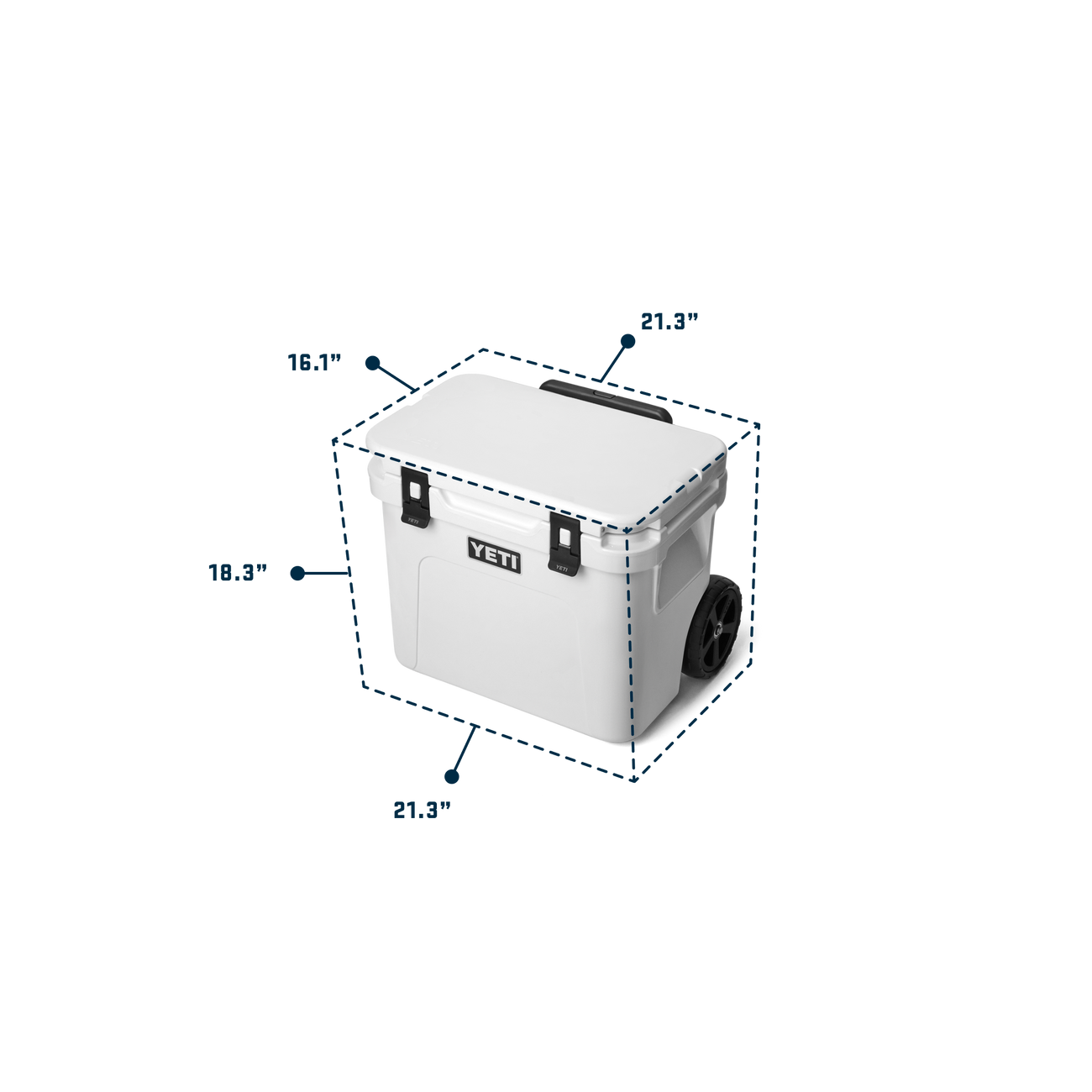 YETI Roadie 32 Hard Cool Box Exterior Measurements