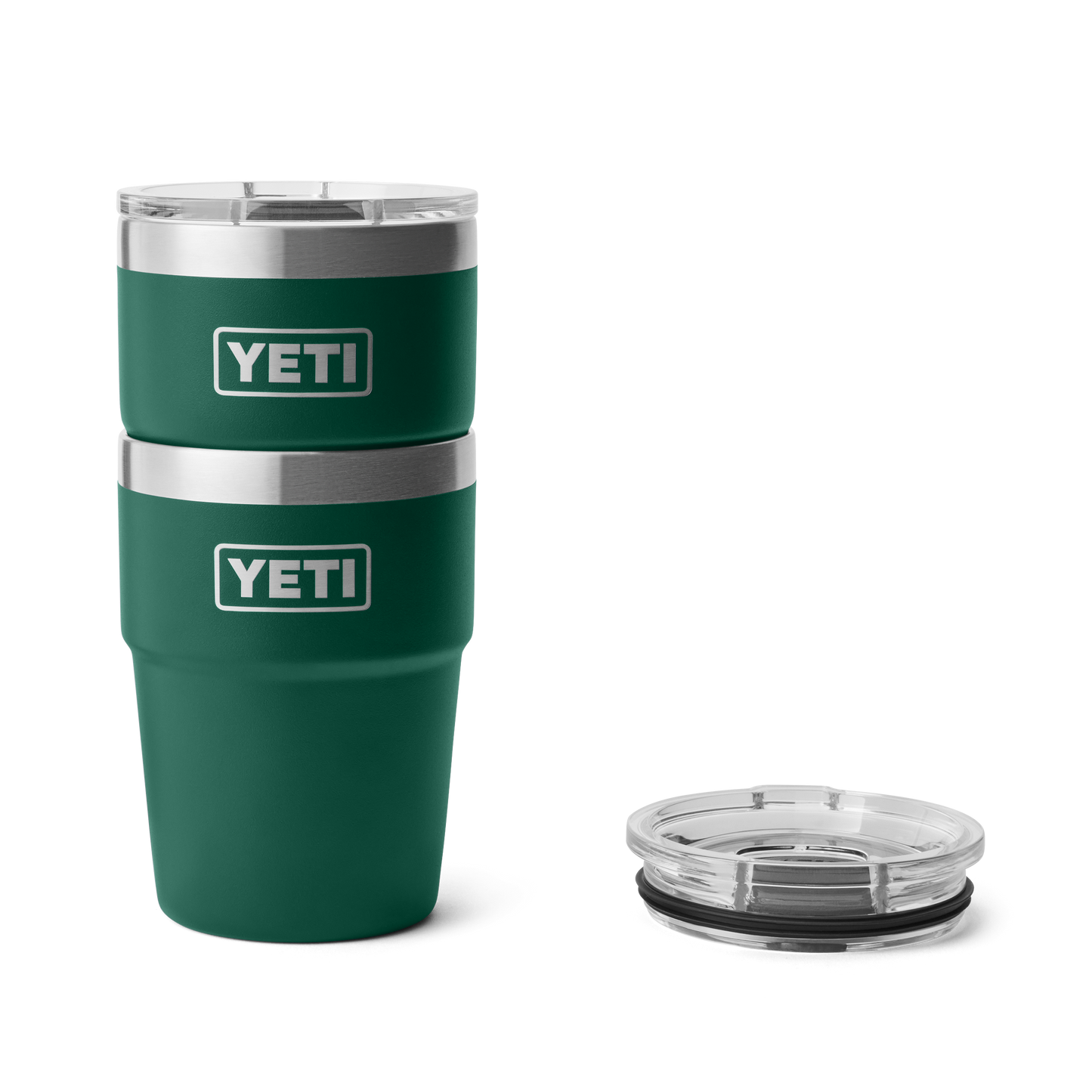 YETI Rambler® 16 oz (473 ml) Stackable Cup Black Forest Green