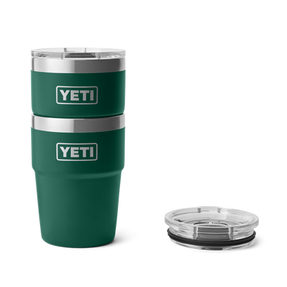YETI Rambler® 16 oz (473 ml) Stackable Cup Black Forest Green