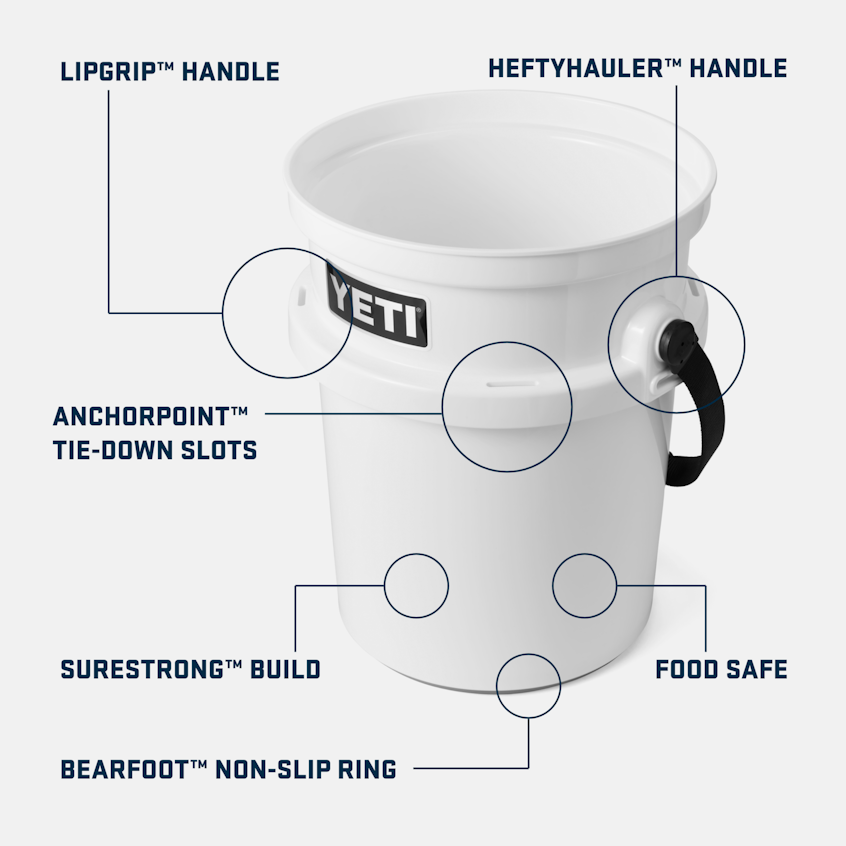 YETI LoadOut® 5-Gallon Bucket King Crab