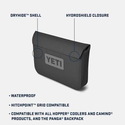 YETI Sidekick Dry® 3L Gear Case Charcoal